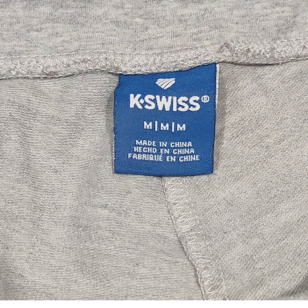 K-Swiss Gray Joggers Sweatpants – Size M – Activewear Preowned - Picture 4 of 4